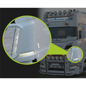 LEDSON - ILUMINACION DUAL COLOR PARA DEFLECTORES VOLVO/SCANIA/DAF (BLANCO/NARANJA) para DAF, Scania y Volvo — Talleres Jaula