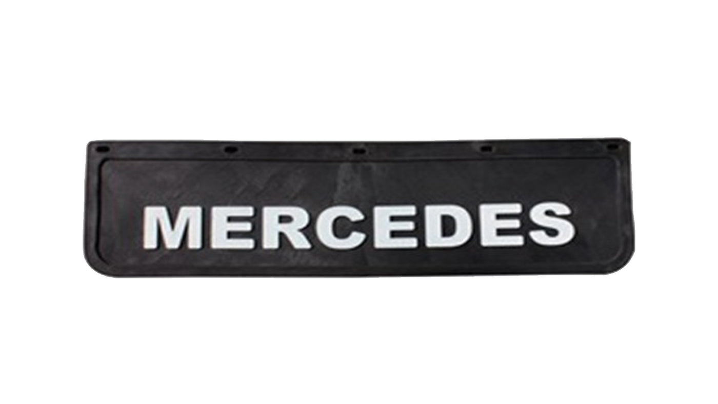 FALDILLA GOMA LOGO MERCEDES 60X18 para Mercedes — Talleres Jaula