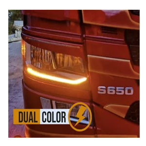 KIT DE CONVERSIÓN DRL AMBAR / XENON BLANCO / PARPADEO EMERGENCIA - SCANIA NEXT GEN +2016 para Scania — Talleres Jaula