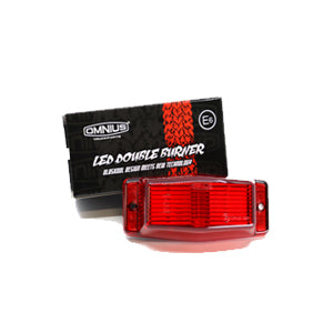 PILOTO DANES DOBLE LED OMNIUS ROJO — Talleres Jaula