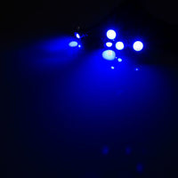 KIT 5 LEDS CROMADOS AZUL INTERIOR — Talleres Jaula — vista 2