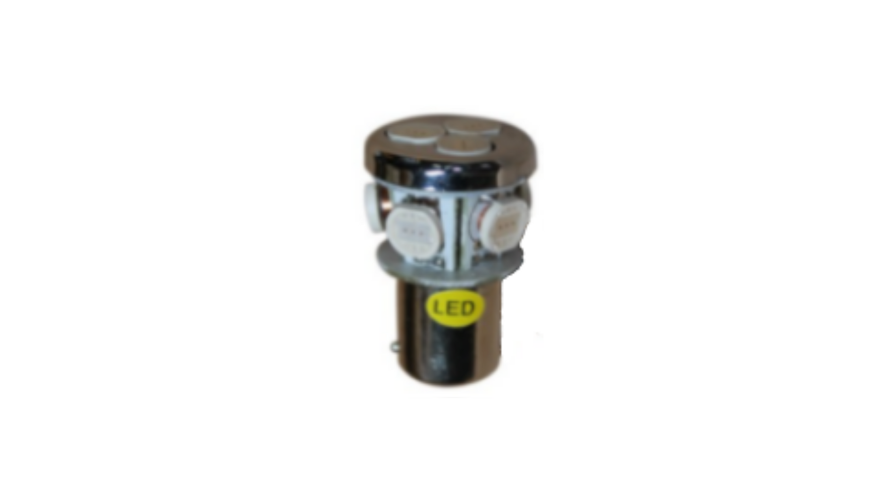 BOMBILLA LED BAYONETA NARANJA CON 8 LED — Talleres Jaula (ampliada)