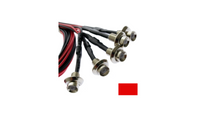KIT 5 LEDS CROMADOS ROJO INTERIOR — Talleres Jaula