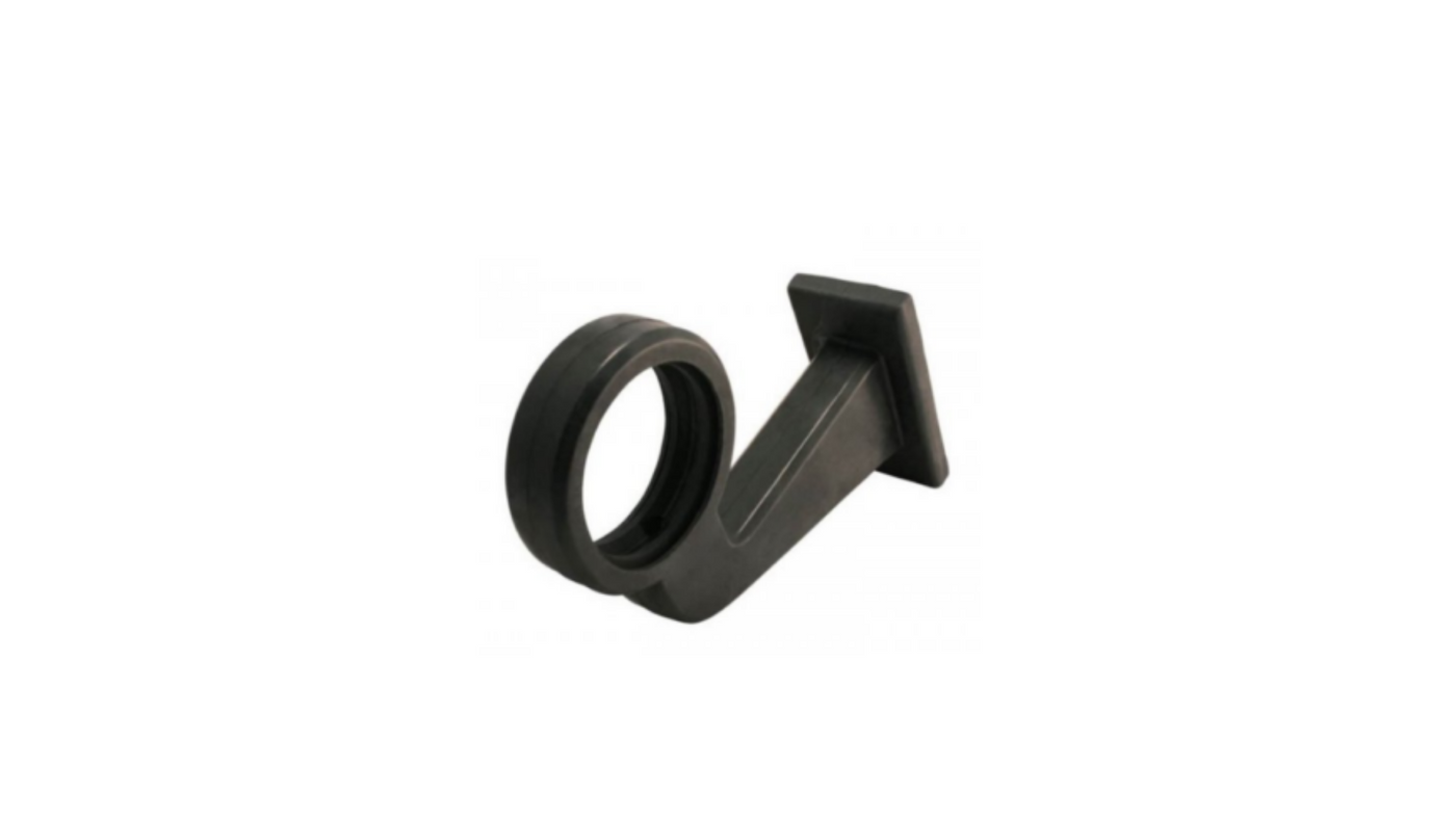 PIE DE GOMA LARGO 165MM (CURVO) — Talleres Jaula
