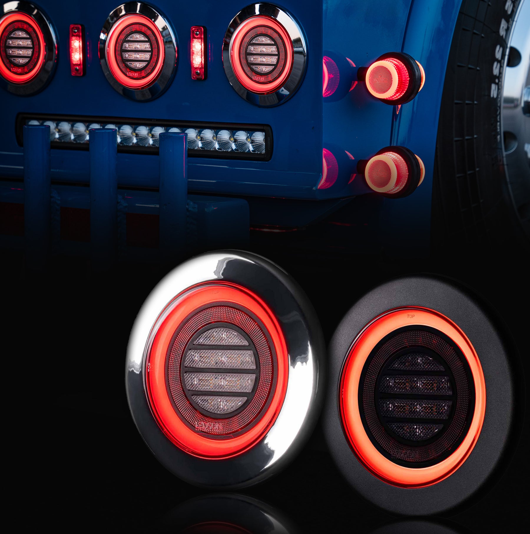PILOTO BREEZE R1 MULTIFUNCION LED LEDSON (ampliada)