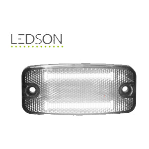 PILOTO BLANCO LED - MARCADOR LATERAL FIBRA ÓPTICA - REFLEX - 12-24V — Talleres Jaula