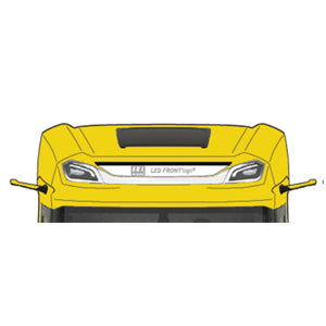 LUMINOSO LED DAF XG 2021 14 x 130 cms para DAF — Talleres Jaula — vista 2 (ampliada)
