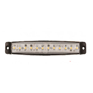 PILOTO 12 LEDS EXTRAPLANO BLANCO — Talleres Jaula