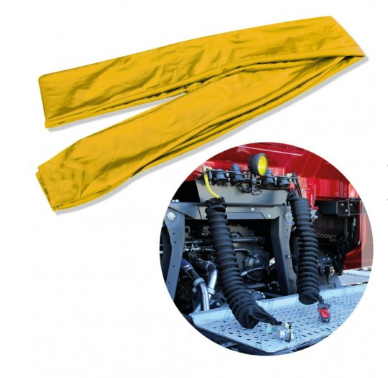 FUNDA TELA MANGUERA AIRE/CORRIENTE AMARILLO para MAN — Talleres Jaula (ampliada)
