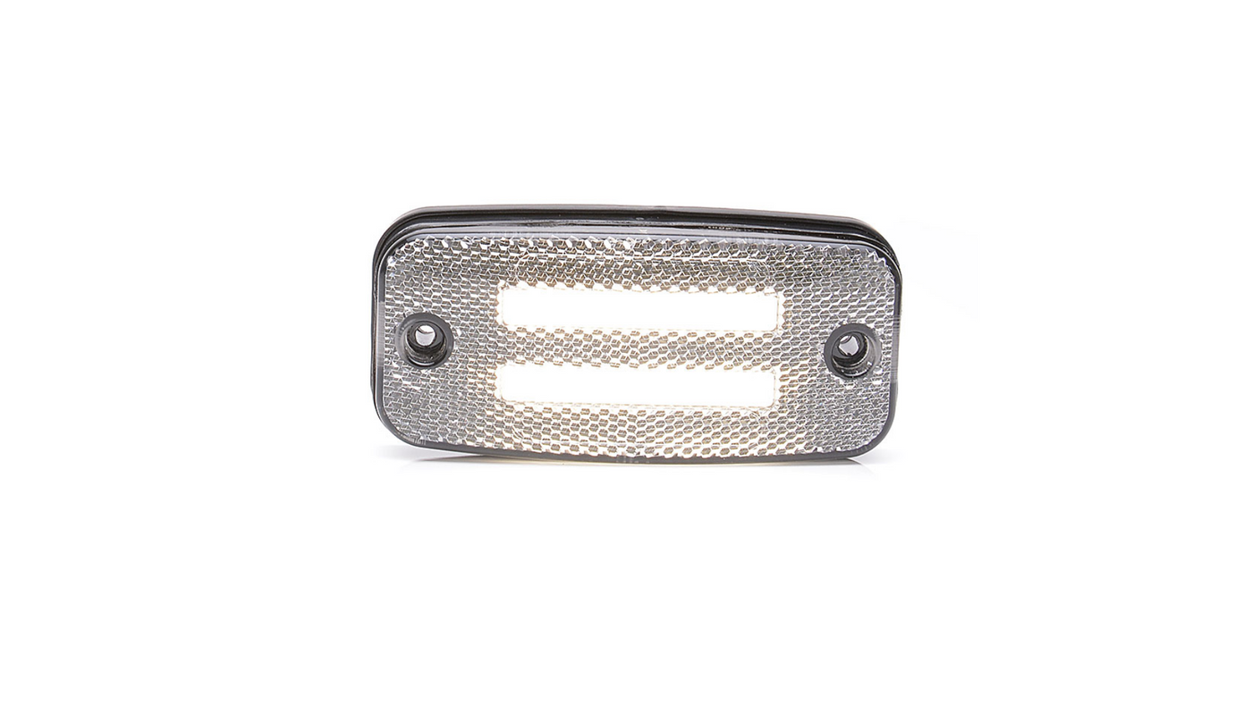 PILOTO DE BALIZAMIENTO LED 'DOS LÍNEAS' BLANCO - 12-24V — Talleres Jaula