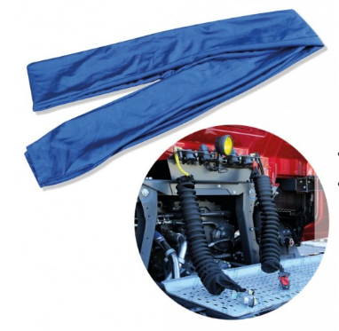 FUNDA TELA MANGUERA AIRE/CORRIENTE AZUL para MAN — Talleres Jaula
