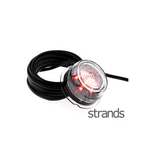 PILOTO GYLLE VIKING LED ROJO TRANSPARENTE — Talleres Jaula (ampliada)