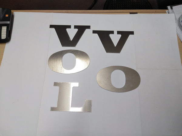 LETRAS VOLVO ALUMINIO para Volvo — Talleres Jaula — vista 2