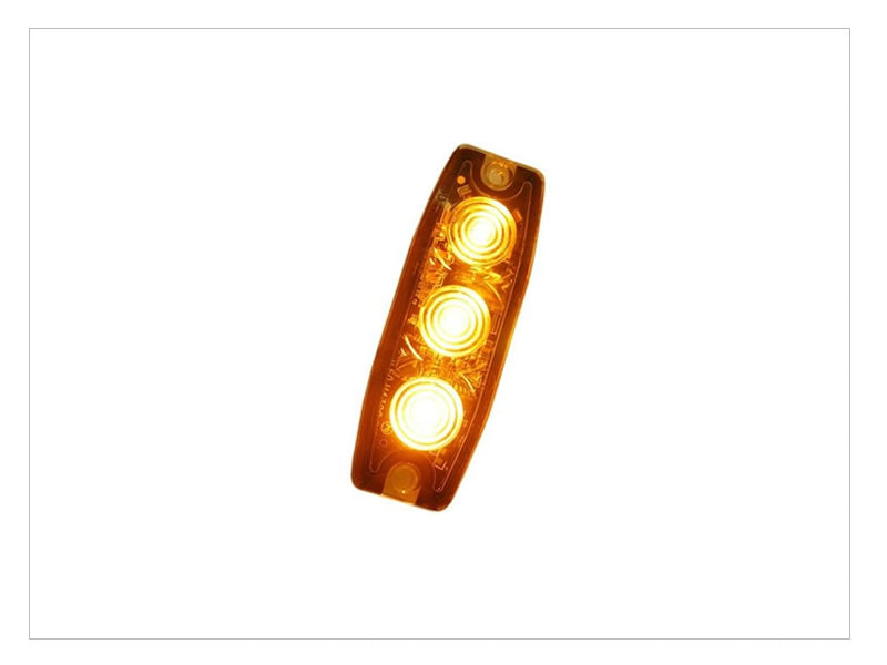 LED FLASH ÁMBAR EXTRAPLANO 3 LED'S — Talleres Jaula
