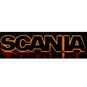 LOGO SCANIA LED NARANJA para Scania — Talleres Jaula