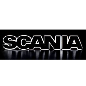 LOGO SCANIA LED BLANCO para Scania — Talleres Jaula