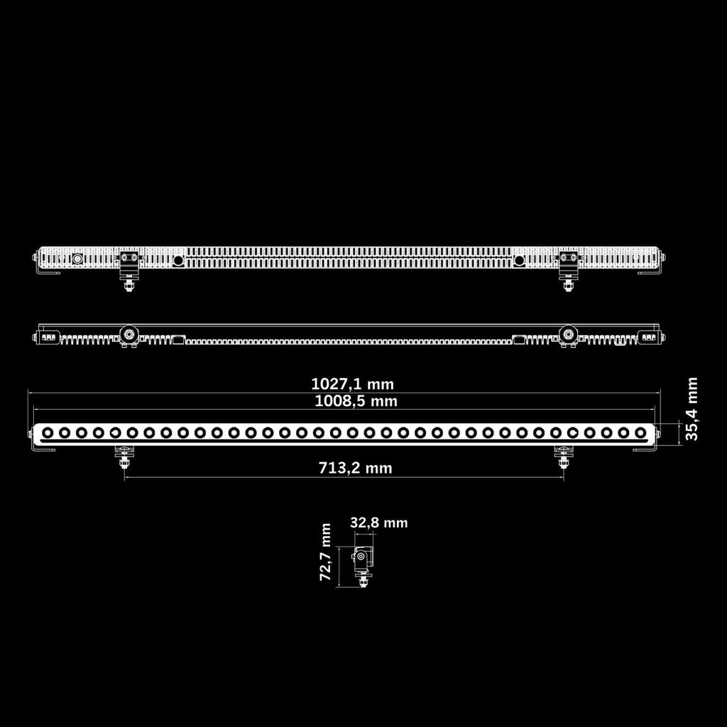 BARRA LED NUUK 40" — Talleres Jaula — vista 3