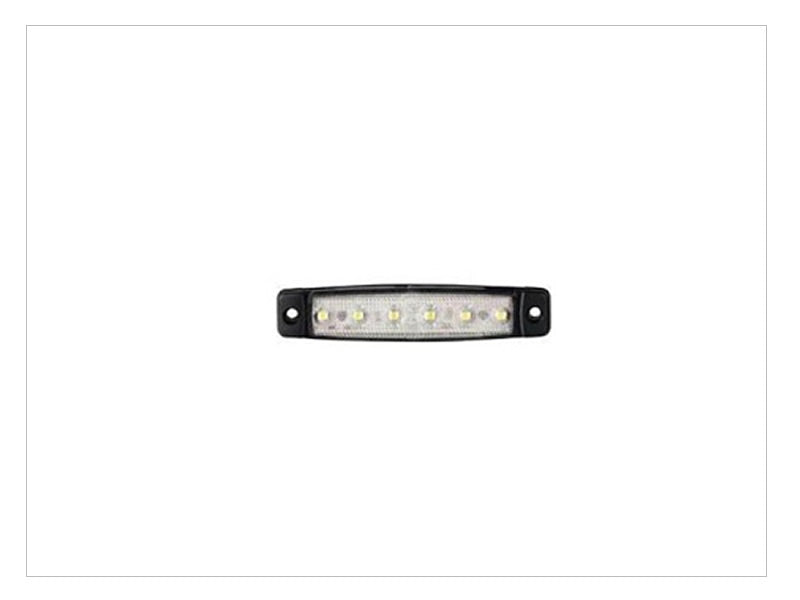 PILOTO 6 LEDS EXTRAPLANO BLANCO — Talleres Jaula