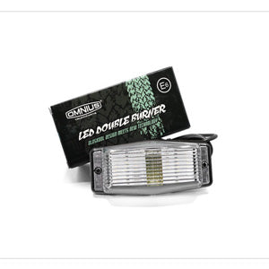 PILOTO DANES DOBLE LED OMNIUS BLANCO — Talleres Jaula