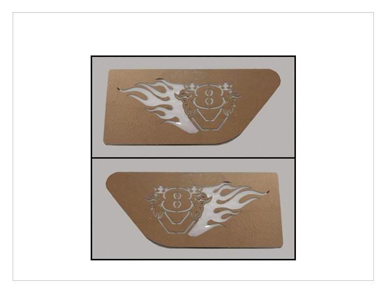 PLACA ALETA V8 FLAMERS para Scania — Talleres Jaula (ampliada)