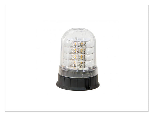 ROTATIVO ÁMBAR LED TRANSPARENTE 12-24V — Talleres Jaula