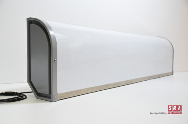 CARTEL LED AEROSIGN 30X125CM — Talleres Jaula