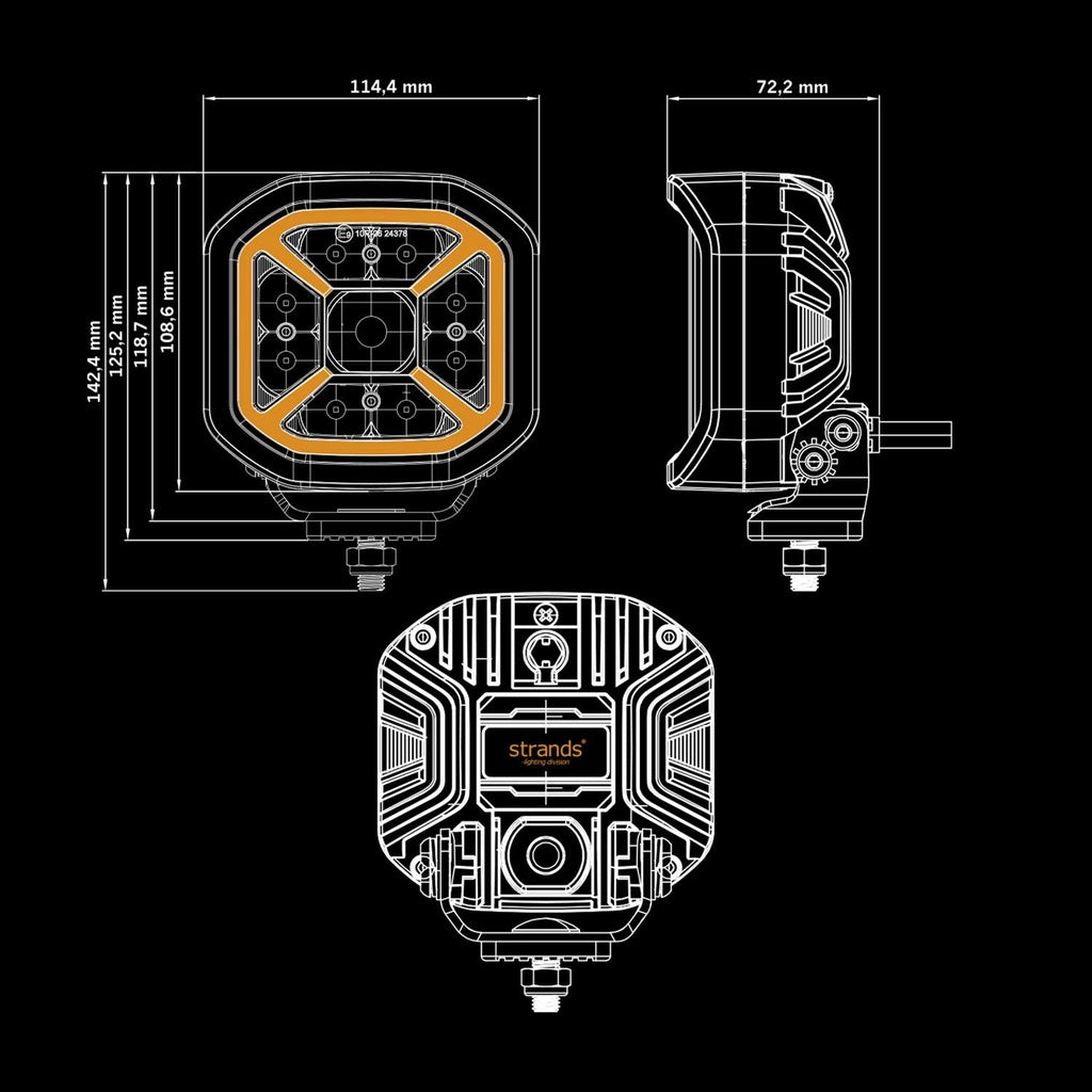 FOCO TRABAJO Siberia X Driving Light 4" — Talleres Jaula — vista 3 (ampliada)