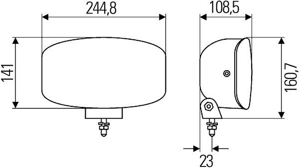FARO LARGO ALCANCE JUMBO 320 HELLA — Talleres Jaula — vista 2