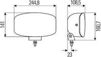 FARO LARGO ALCANCE JUMBO 320 HELLA — Talleres Jaula — vista 2