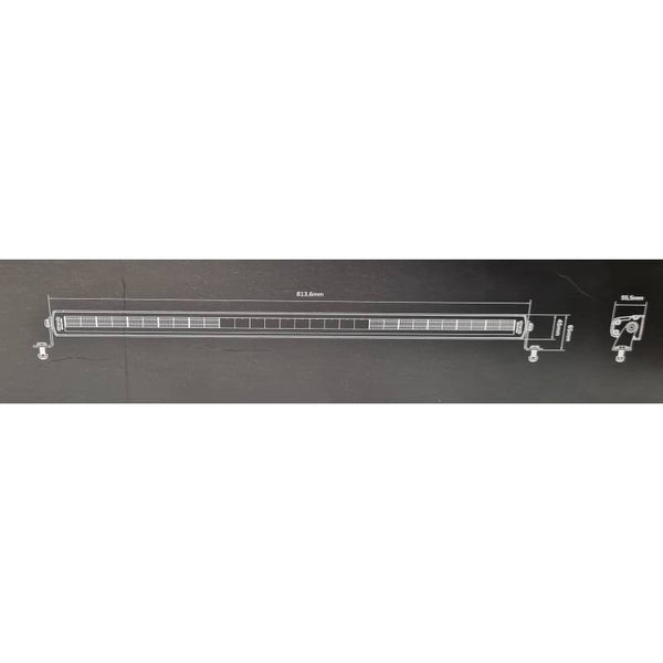 BARRA LED SIBERIA CURVADA SR 22" 65W — Talleres Jaula — vista 2