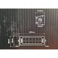 BARRA LED SIBERIA DOBLE HILERA 8 " — Talleres Jaula — vista 2