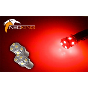 BOMBILLA BA15S MET 9 SMD LED'S - ROJO — Talleres Jaula