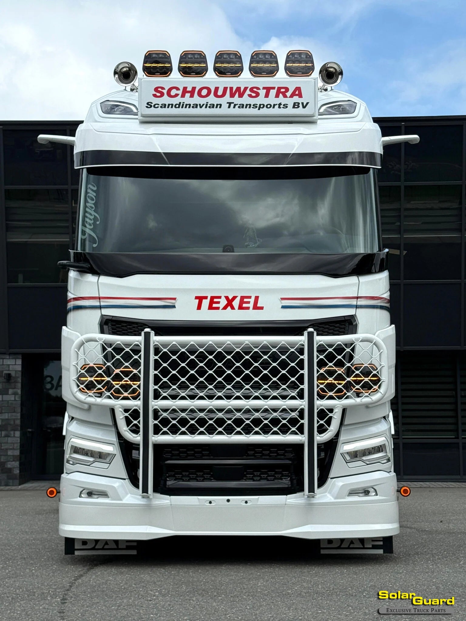 SPOILER DAF XF/ XG/ XG+ TYPE 3 (XL) SOLARGUARD para DAF — Talleres Jaula (ampliada)