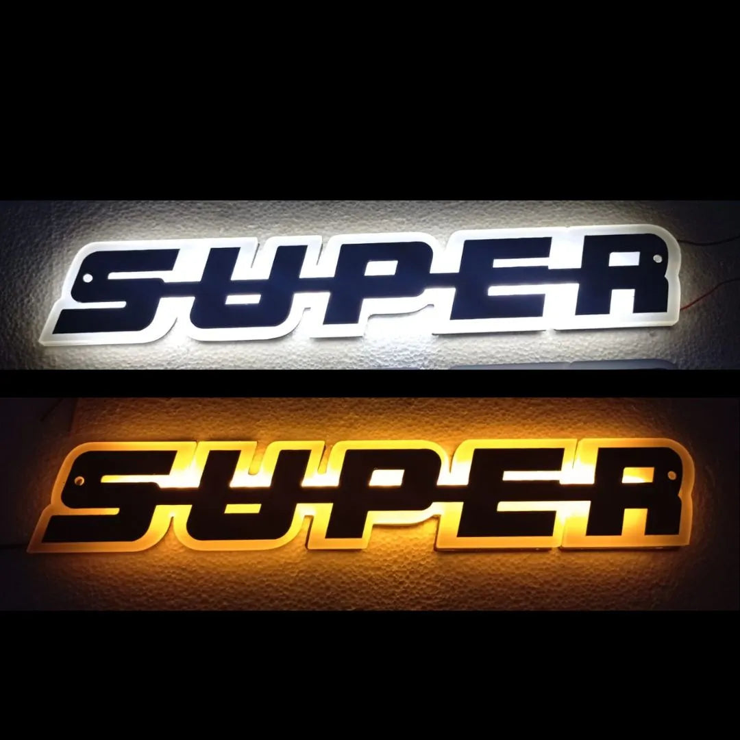 EMBLEMAS ILUMINADOS LED SUPER — Talleres Jaula