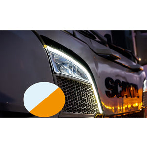 LED FARO CONTORNO SCANIA S DUAL COLOR - 60CM - 24V - IP67 para Scania — Talleres Jaula (ampliada)