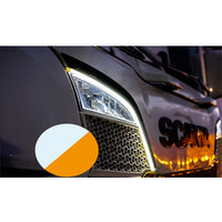 LED FARO CONTORNO SCANIA S DUAL COLOR - 60CM - 24V - IP67 para Scania — Talleres Jaula
