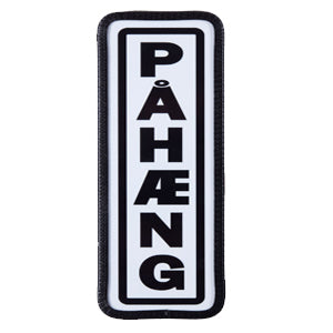 PLACA PAHAENG NEGRO — Talleres Jaula