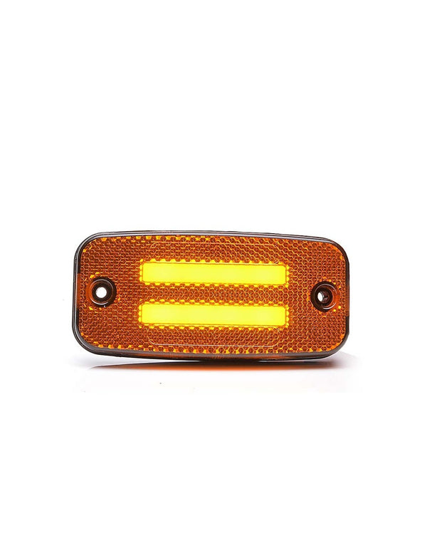 PILOTO POS. LAT. AMBAR WAS 2 LINEAS LED REFLECTANTE — Talleres Jaula — vista 2