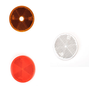 REFLECTANTE REDONDO 60MM CON CINTA HOMOLOGADO PACK DE 4 — Talleres Jaula