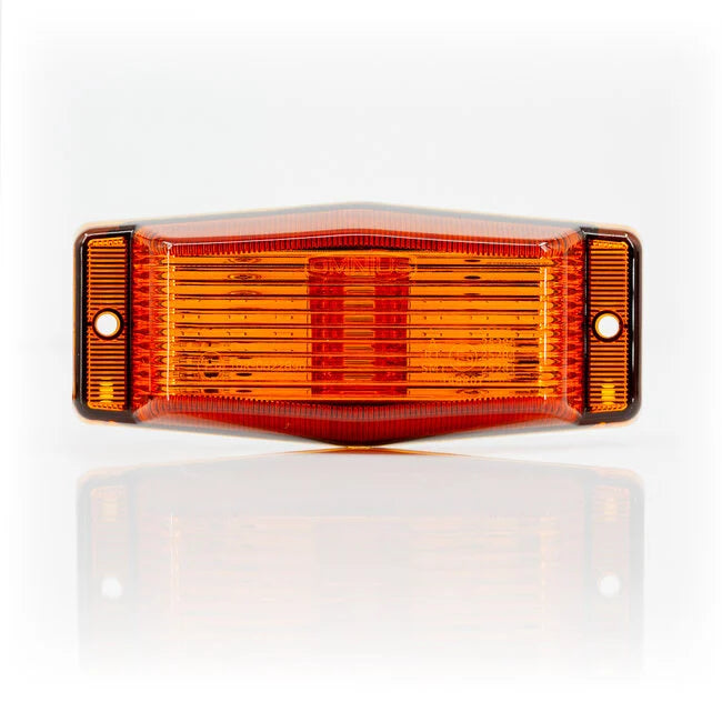 PILOTO DOBLE BOMBILLA AMBAR SLIM - OMNIUS