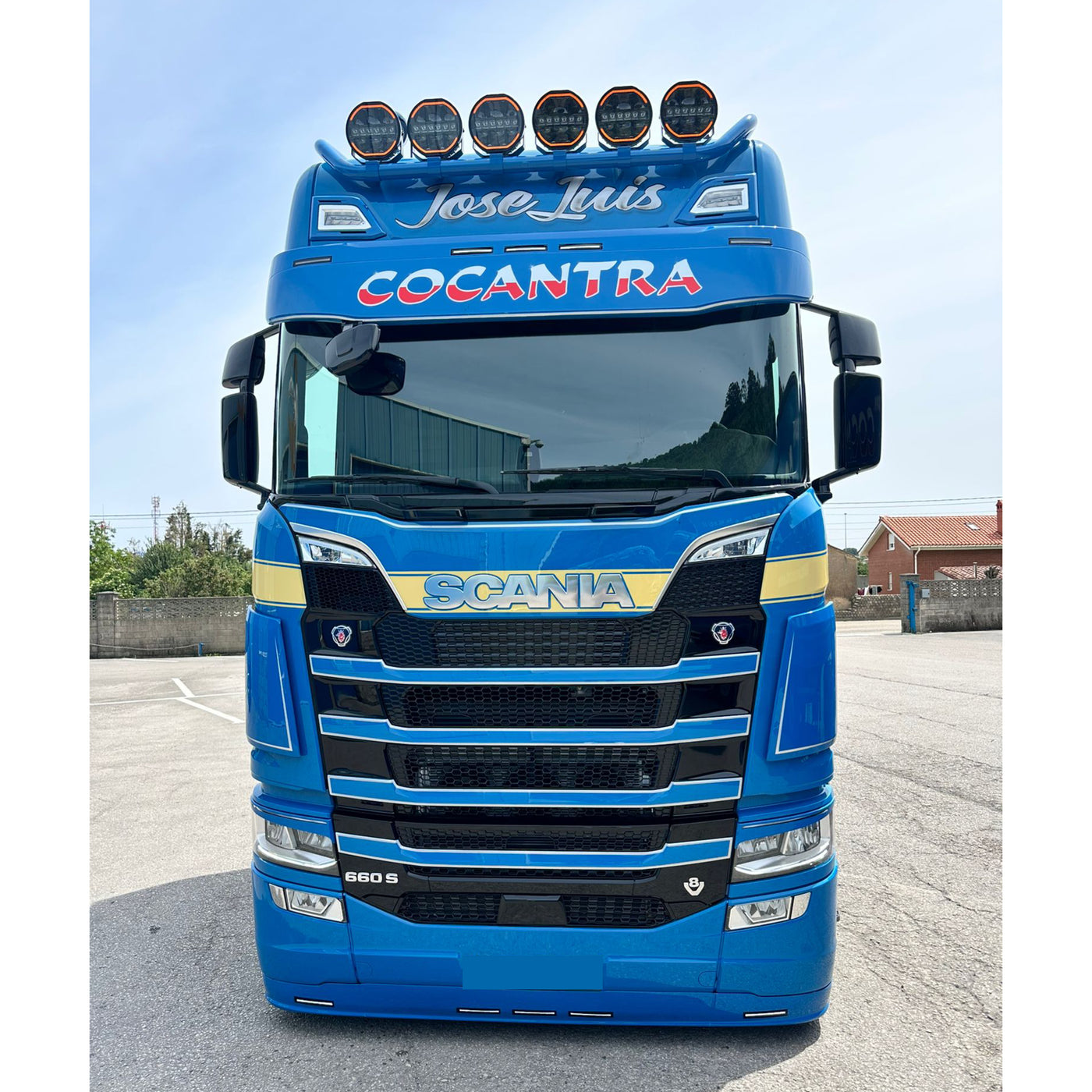 SPOILER INFERIOR SCANIA S & R PARA PARAGOLPES BAJO SOLARGUARD TYPE 5